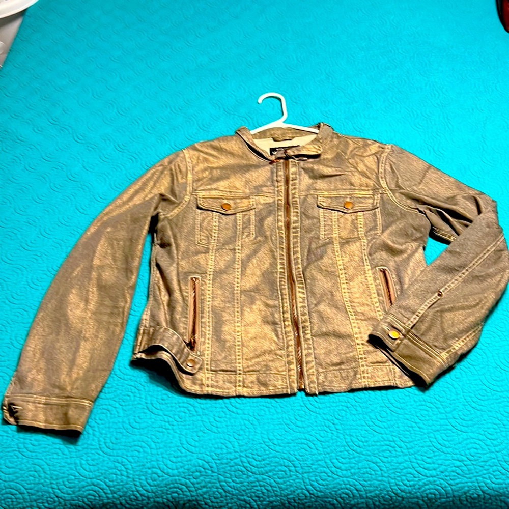Copper “Moto Style” Denim Jacket